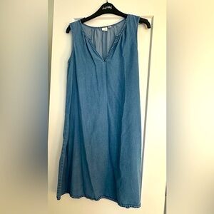 Gap Chambray Blue Mini Dress Size XS Extra Small